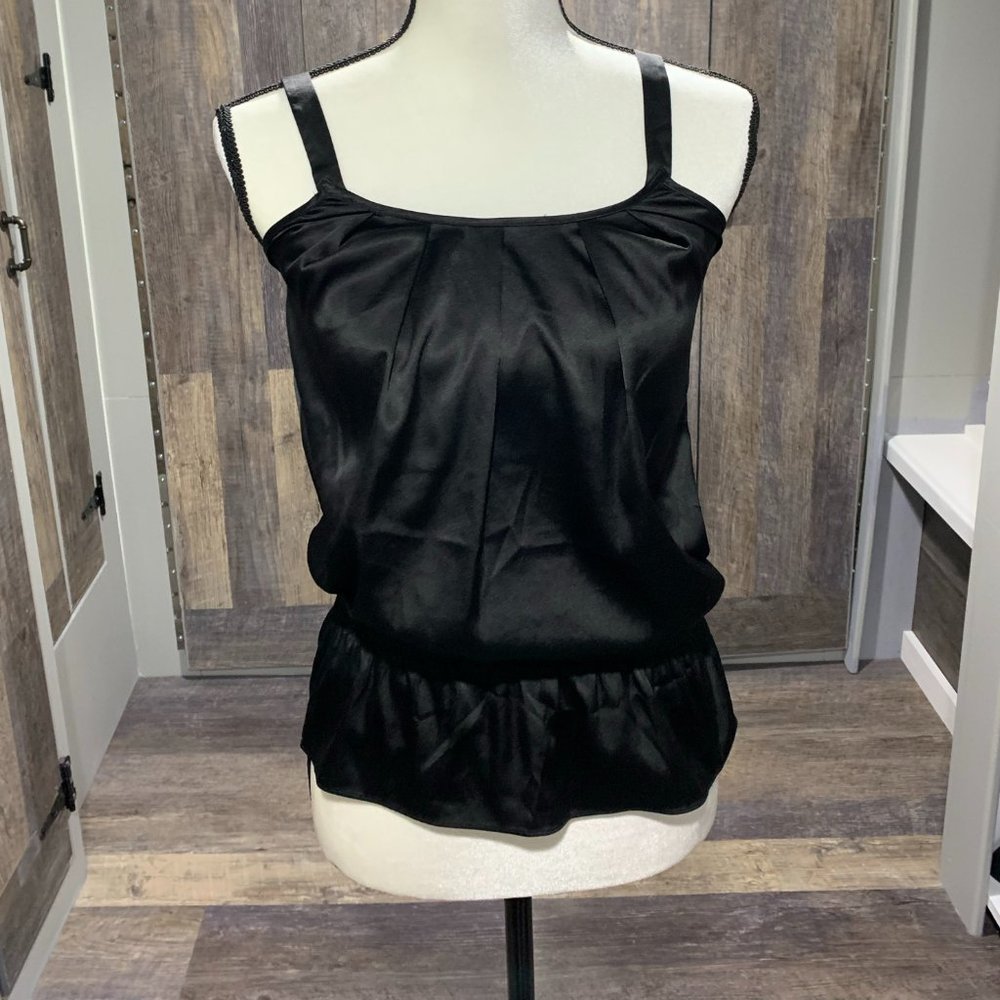 The Limited - Black Blouson silky tank - XS
